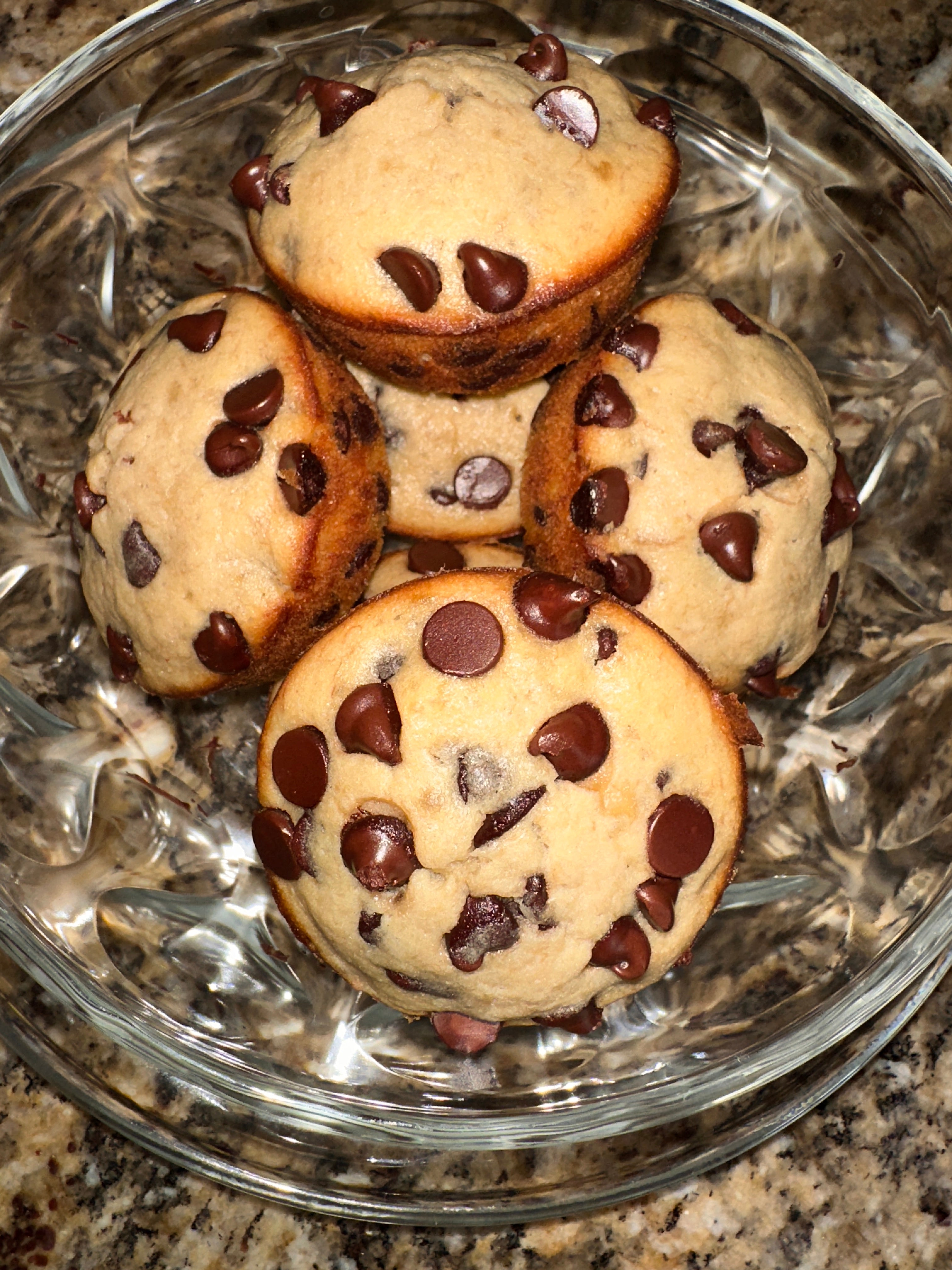 Chocolate chip banana muffins
