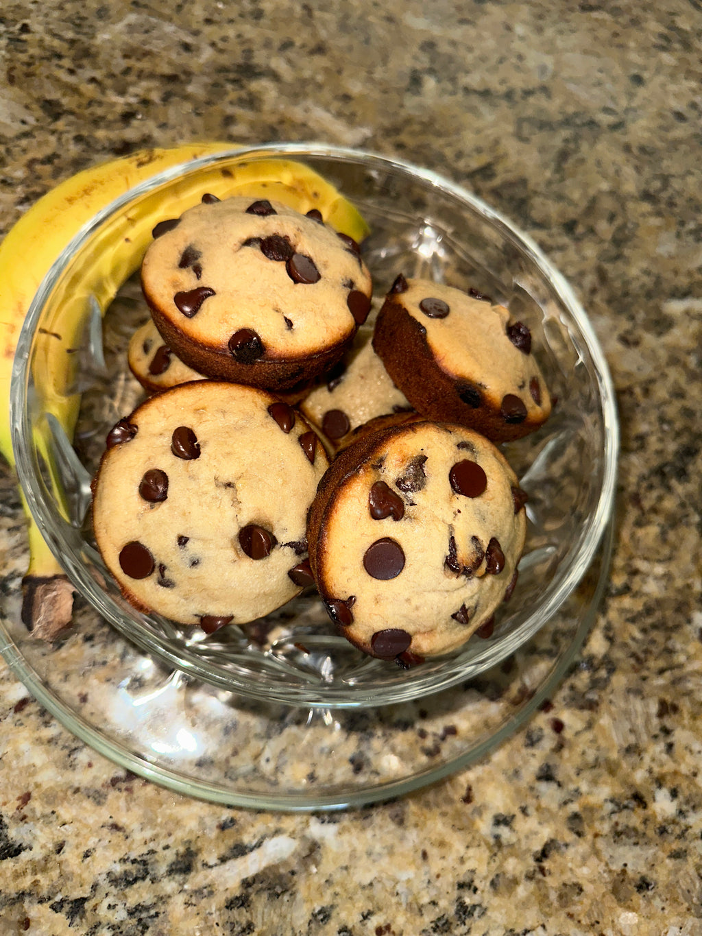 Chocolate chip banana muffins