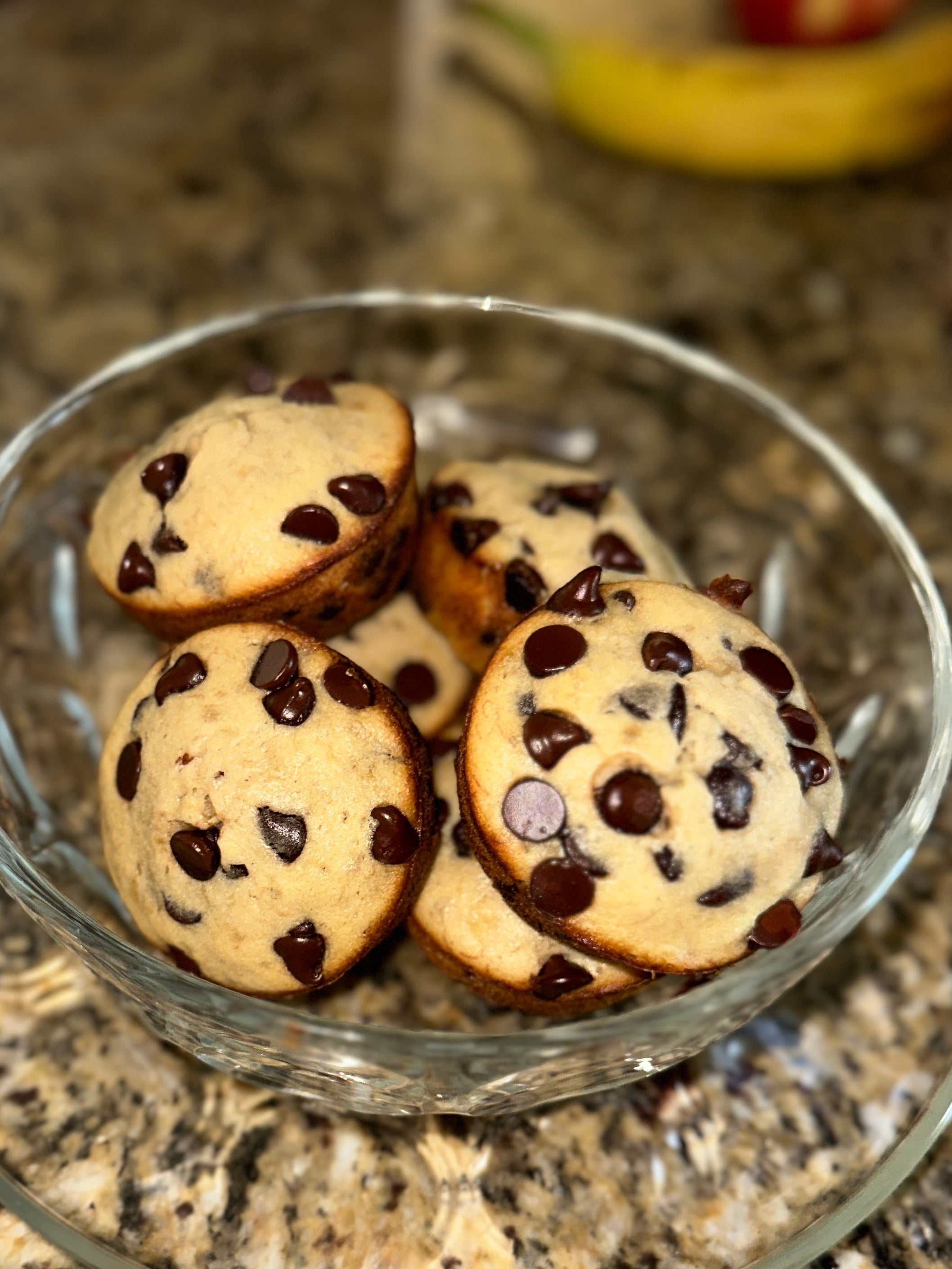 Chocolate chip banana muffins